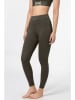 super.natural Legginsy sportowe "High Rise" w kolorze khaki