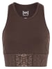 super.natural Top funkcyjny "Arabesque" w kolorze brązowym