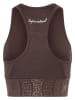 super.natural Top funkcyjny "Arabesque" w kolorze brązowym