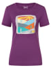 super.natural Shirt "Mountain Art" paars
