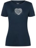 super.natural Shirt "Heartwood Tee" donkerblauw