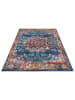 Hanse Home Kurzflor-Teppich "Maderno Luxor" in Blau/ Orange