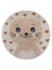 Hanse Home Laagpolig tapijt "Cat" crème/ beige