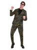 Widmann 2-delige outfit "Happy New Year" zwart/goudkleurig