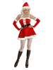 Widmann 4-częściowy kostium "Miss Santa" w kolorze czerwono-białym