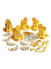 Widmann 21tlg. Partyzubehör-Set "Happy New Year" in Gold