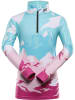 Alpine Pro Funktionslongsleeve "Stanso" in Pink/ Hellblau/ Weiß