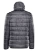 Alpine Pro Wende-Steppjacke "Erom" in Schwarz/ Silber