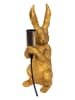 Clayre & Eef Tischleuchte "Kaninchen" in Gold - (B)17 x (H)36 x (T)13 cm