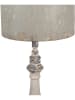 Clayre & Eef Tischleuchte in Beige/ Grau - (H)72 x Ø 33 cm