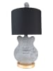 Clayre & Eef Lampa stołowa w kolorze czarno-szarym - wys. 68 cm