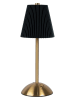 Clayre & Eef Lampa stołowa w kolorze złoto-czarnym - wys. 30 x Ø 12 cm