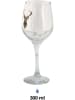 Clayre & Eef Kieliszek ''Reindeer'' do wina - wys. 21 x Ø 7 cm / 300 ml