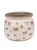 Clayre & Eef Bloempot beige - (H)15 x Ø 20 cm