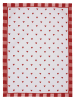 Clayre & Eef Küchentuch in Weiß/ Rot - (L)70 x (B)50 cm