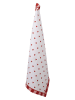 Clayre & Eef Küchentuch in Weiß/ Rot - (L)70 x (B)50 cm