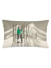 PAD Concept Kissenhülle ''Resort'' in Beige/ Grün/ Grau - (L)35 x (B)60 cm