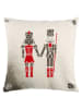 PAD Concept Kussenhoes "Nutcracker" beige/rood - (L)45 x (B)45 cm