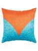 PAD Concept Kissenhülle ''Glamping'' in Orange/ Türkis - (L)50 x (B)50 cm
