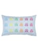 PAD Concept Kissenhülle ''Bussis'' in Hellblau/ Bunt - (L)30 x (B)50 cm