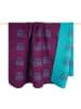 PAD Concept Plaid ''Bussis'' in Türkis/ Lila - (L)200 x (B)150 cm