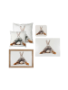 Mars & More Kussen "Rabbit" wit/crème - (L)33 x (B)33 cm