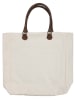 Mars & More Shopper zwart/wit - (B)40 x (H)44 x (D)12 cm
