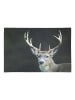 Mars & More Deurmat "Deer" zwart - (L)50 x (B)75 cm