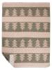 Mars & More Plaid ''Tree'' in Grün/ Beige - (L)200 x (B)150 cm