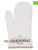 Mars & More 2er-Set: Ofenhandschuhe "Chardonnay" in Weiß - (L)33 x (B)17 cm