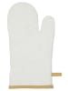 Mars & More 2er-Set: Ofenhandschuhe "Chardonnay" in Weiß - (L)33 x (B)17 cm
