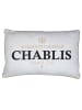 Mars & More Kissen "Chablis" in Weiß - (L)40 x (B)60 cm