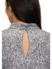 CARTOON Paillettenbluse in Grau