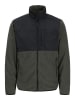 Jack & Jones Fleece jas "Marvin" kaki/zwart