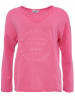 Zwillingsherz Sweatshirt "Positive Mind" in Pink