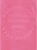 Zwillingsherz Sweatshirt "Positive Mind" roze