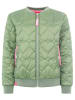 Zwillingsherz Steppjacke "Be Happy" in Grün