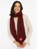Zwillingsherz Sjaal "Herz" bordeaux - (L)35 x (B)48 cm