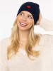 Zwillingsherz Kasjmieren beanie donkerblauw