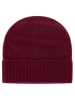 Zwillingsherz Kaszmirowa czapka w kolorze bordowym