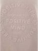Zwillingsherz Sweatshirt "Positive Mind" in Taupe