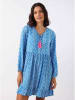 Zwillingsherz Kleid "Melody" in Blau