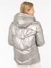 Zwillingsherz Steppjacke in Silber