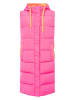 Zwillingsherz Doorgestikte bodywarmer "Smile" roze