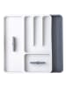 Vigar Besteck-Organizer ''Rengø'' in Weiß/ Grau - (B)54 x (H)5,5 x (T)38 cm