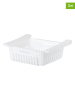 Vigar 2er-Set: Kühlschrank-Organizer in Weiß - (B)20,5 x (H)7 x (T)16 cm
