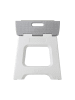 Vigar Faltbarer Hocker in Grau - (B)34 x (H)32 x (T)28 cm