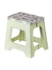 Vigar Hocker in Grün/ Rosa - (H)32 cm