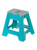 Vigar Hocker in Türkis - (H)40 cm