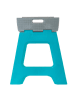 Vigar Hocker in Türkis - (H)40 cm